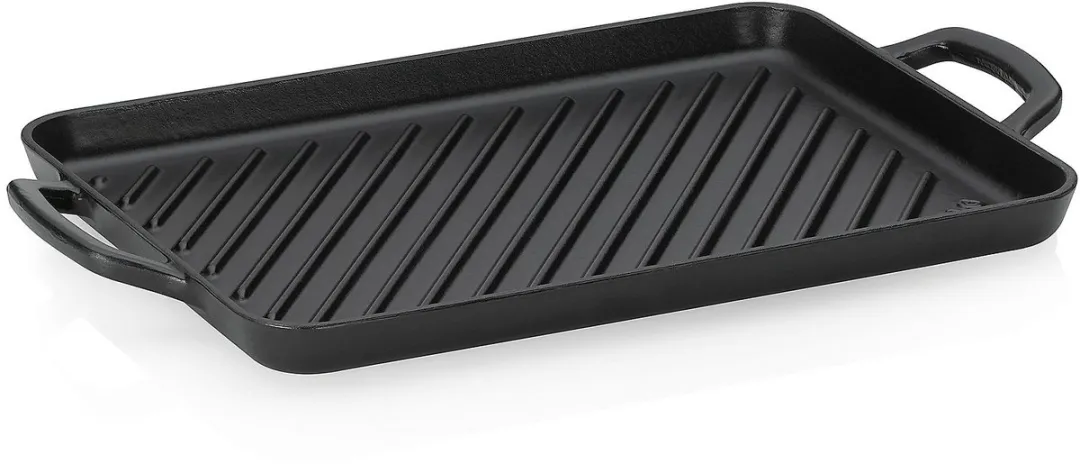 Kela Calido Gietijzeren Grillplaat 25x35cm - Zwart