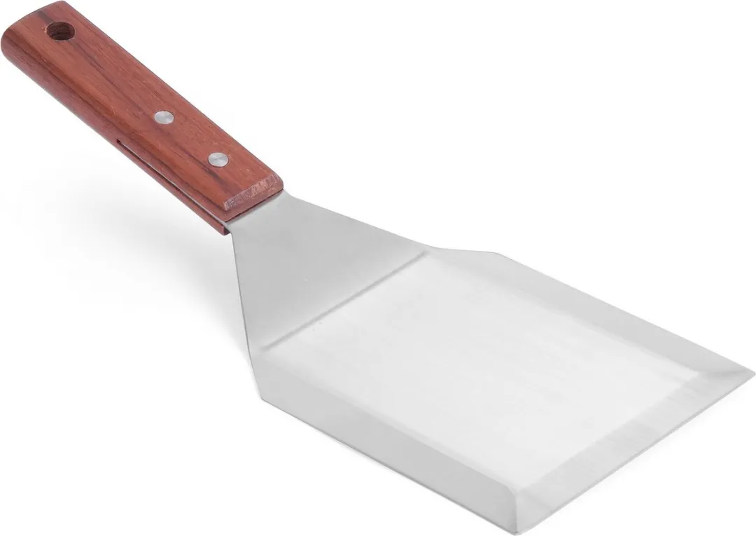 HENDI Hamburger Turner Donker Hout 305x110mm Roestvrij Staal