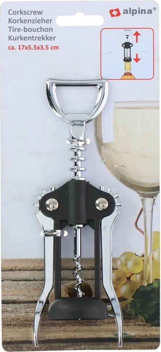 Alpina Kurkentrekker 17cm - Zilver