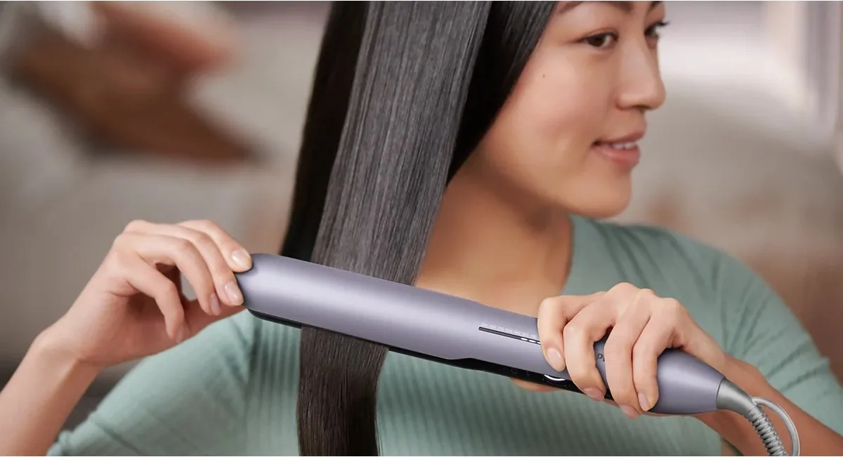 Philips Haarglatter BHS742/00 – ThermoShield – Keramische platen met arganolie – Ionisatie – 120–230 °C – Paars