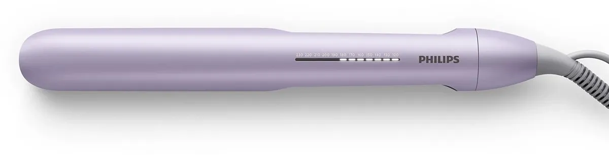 Philips Haarglatter BHS742/00 – ThermoShield – Keramische platen met arganolie – Ionisatie – 120–230 °C – Paars