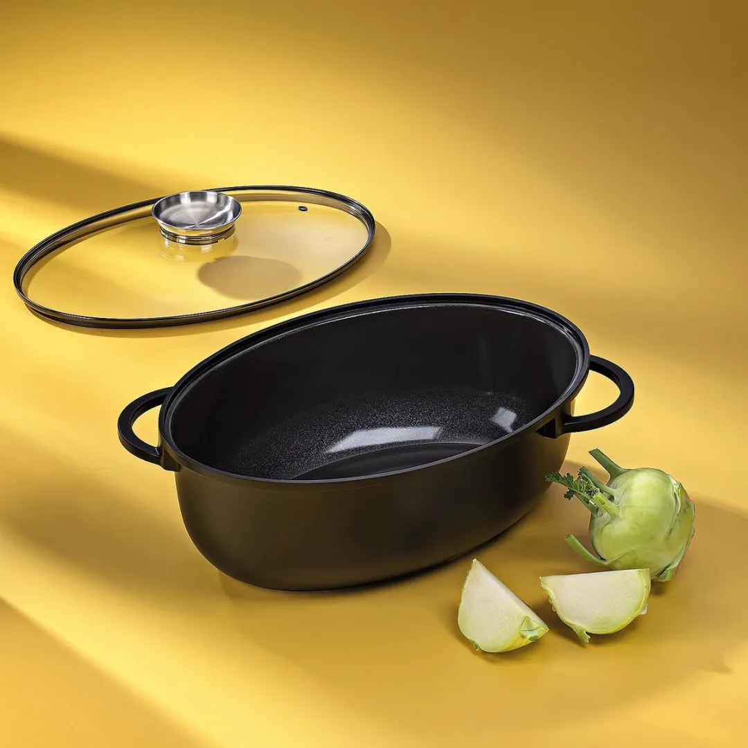 Kela Braadpan 8L - Non-stick PFAS/PTFE-vrij - Zwart