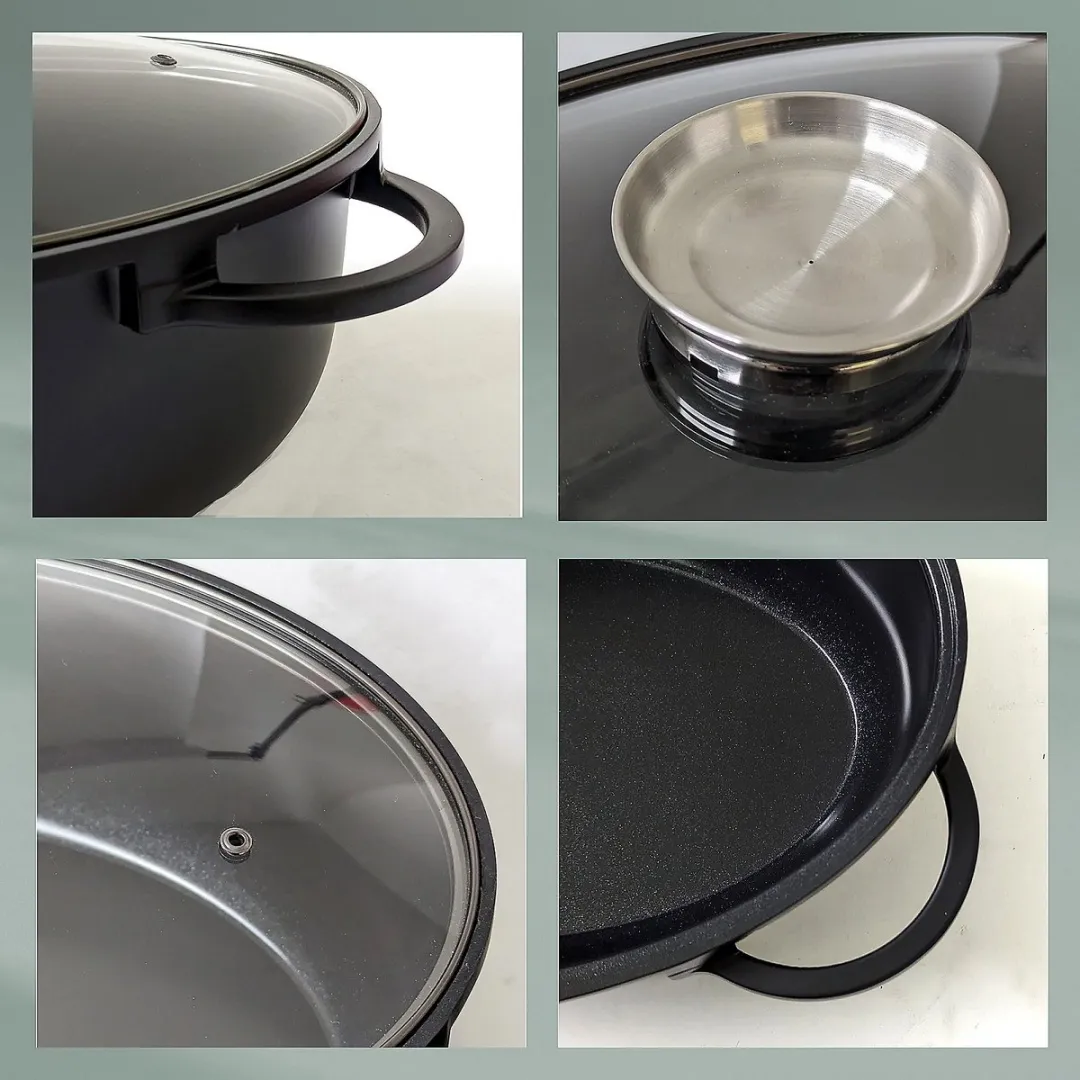 Kela Braadpan 8L - Non-stick PFAS/PTFE-vrij - Zwart