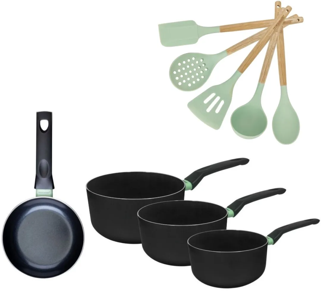 Fackelmann Brandao Roestvrijstalen Set 4 Pannen 16-20cm
