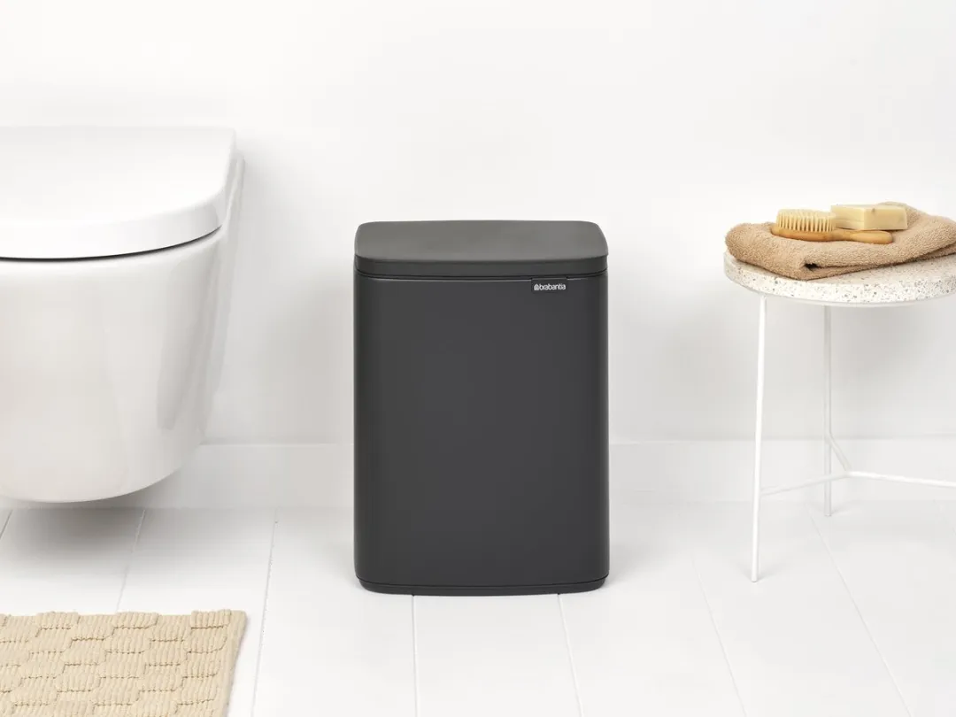 Brabantia Bo Prullenbak 12L - Mineral Infinite Grey