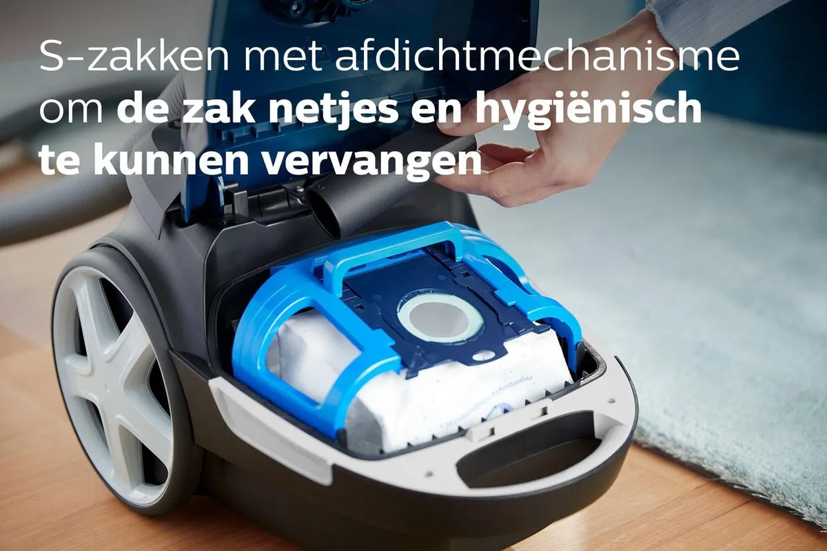 Philips Performer Compact XD3110/09 Stofzuiger - 900W - Blauw - afbeelding 6 van 6