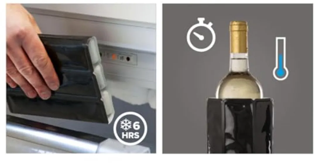 VacuVin Active Cooler Wine Sleeve - Sand