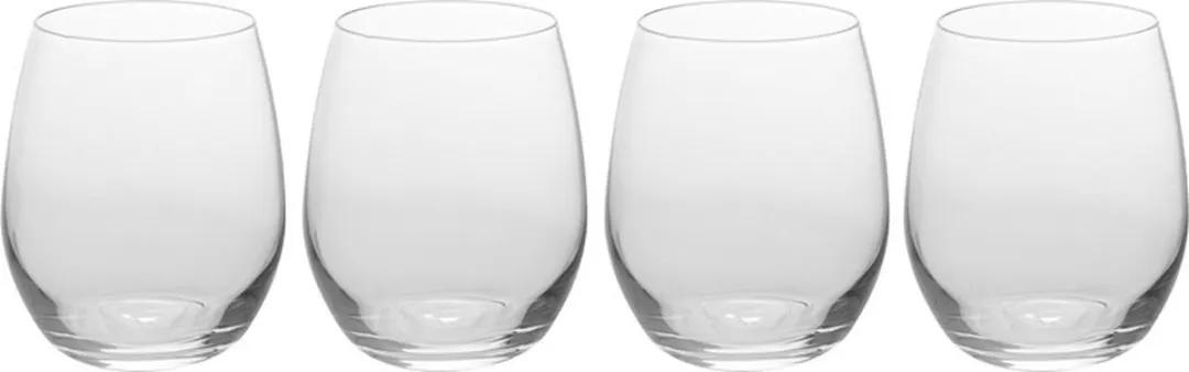 Excellent Houseware Waterkaraf Glas 1000ml met 4x Drinkglazen 390ml
