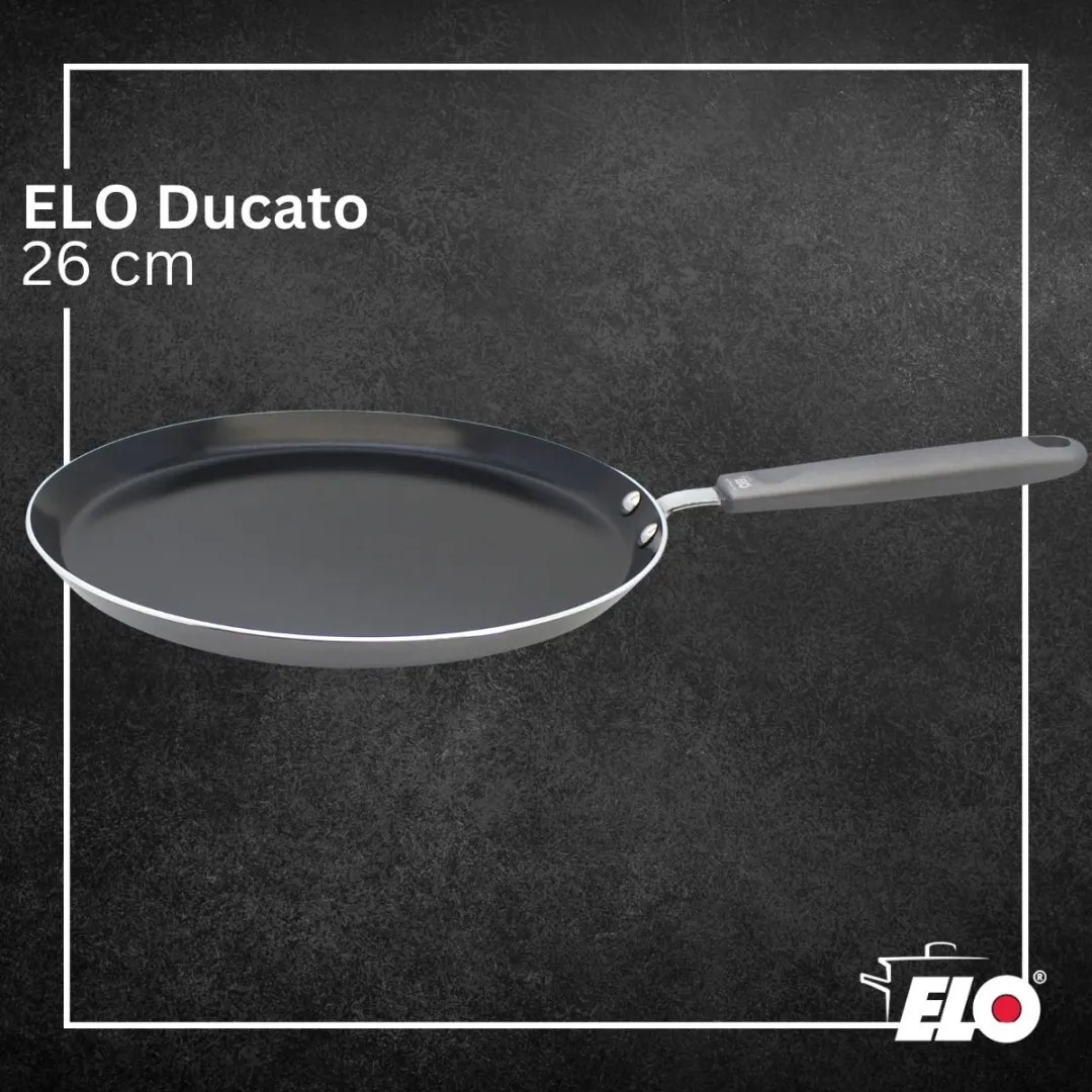 Fackelmann Elo 9399250 Chandeleur Crêpière 26cm - Anti-aanbak - Zwart/Groen