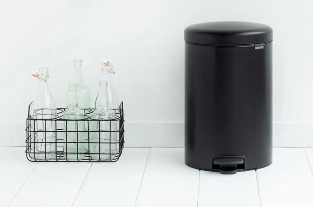 Brabantia NewIcon Prullenbak 20L - Matt Black
