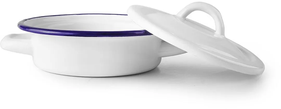 Ibili Vintage Blanca Eierdopje 14cm - Wit/Blauw - afbeelding 2 van 4