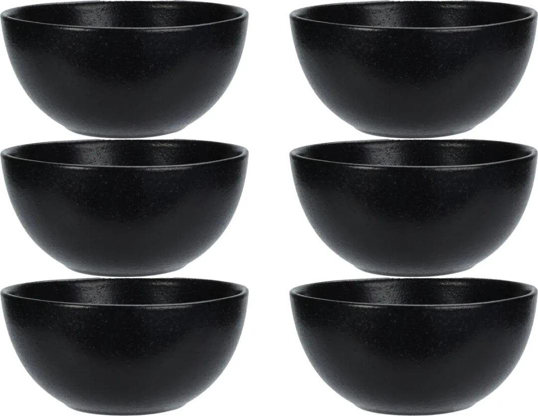 Excellent Houseware Soepkommen Lava Stone 6 Stuks
