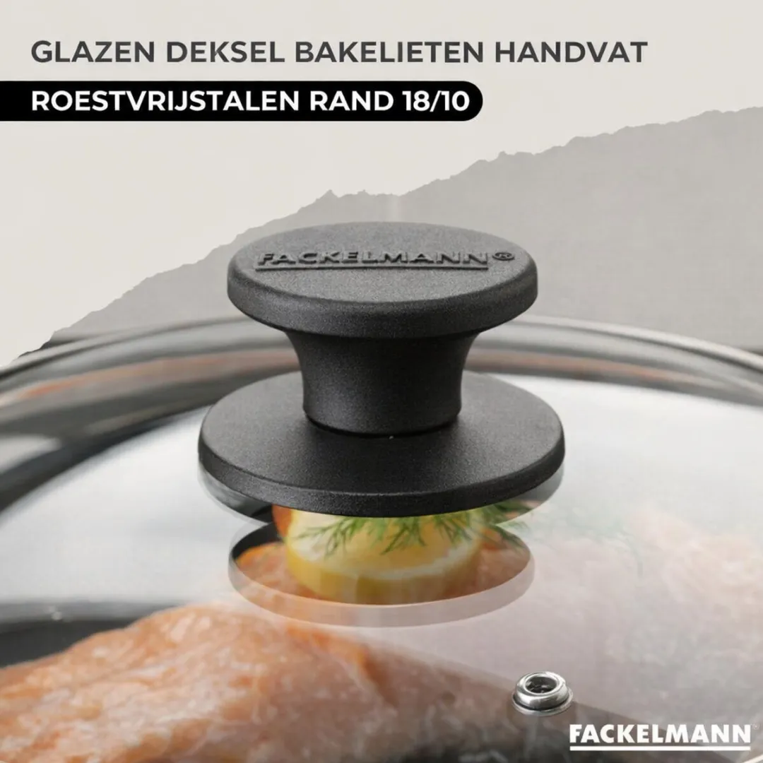 Fackelmann 9355350 Kookset - 5 Stuks - 16-28cm - Roestvrij staal - afbeelding 6 van 6
