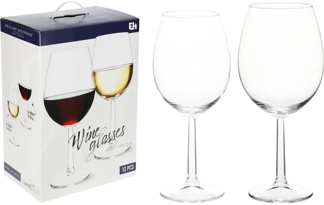 Excellent Houseware Wijnglazen 12-delig
