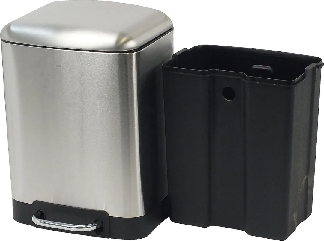 Kela Davino Prullenbak 6L - Zilver