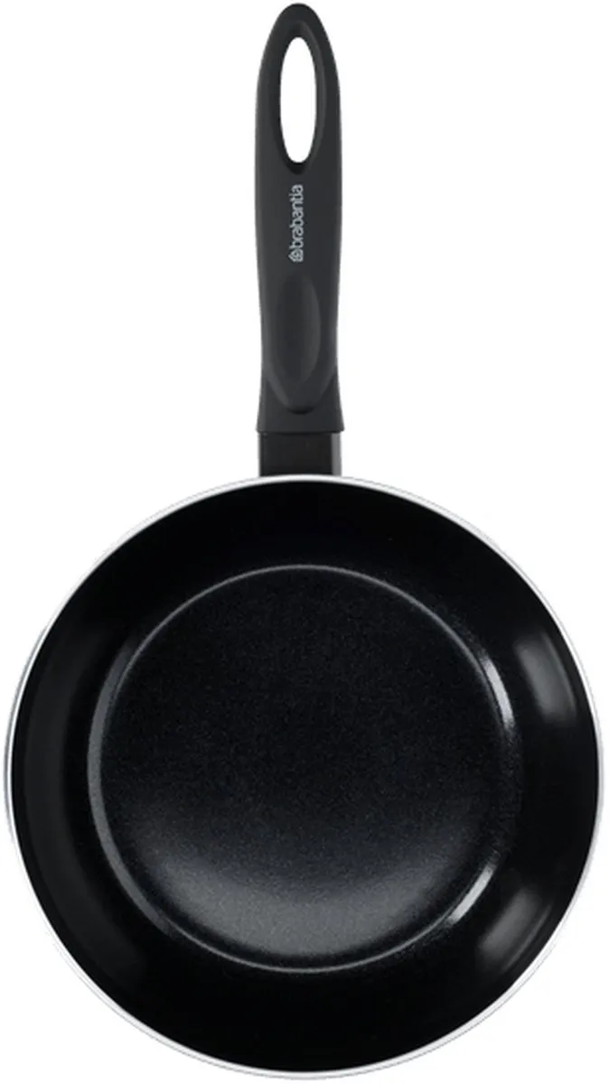 Brabantia Wokpan 20cm - Keramische antiaanbaklaag - Zwart
