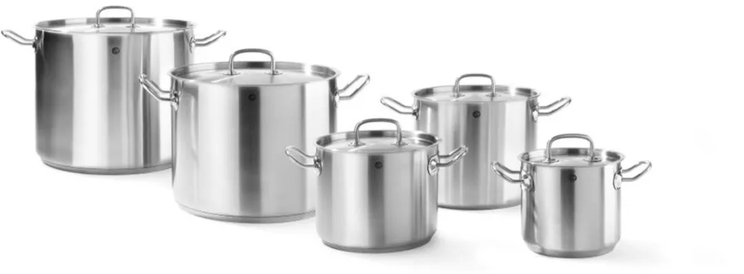 HENDI Hoge RVS Stoofpan 45L - Ø40cm - Inductie