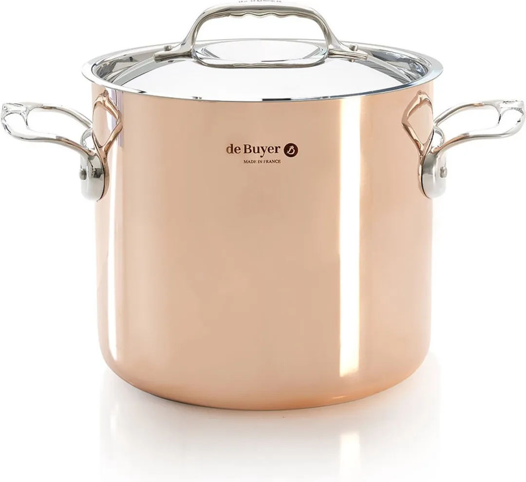 DeBuyer Prima Matera Braadpan 20cm - Koper/RVS - Zwart