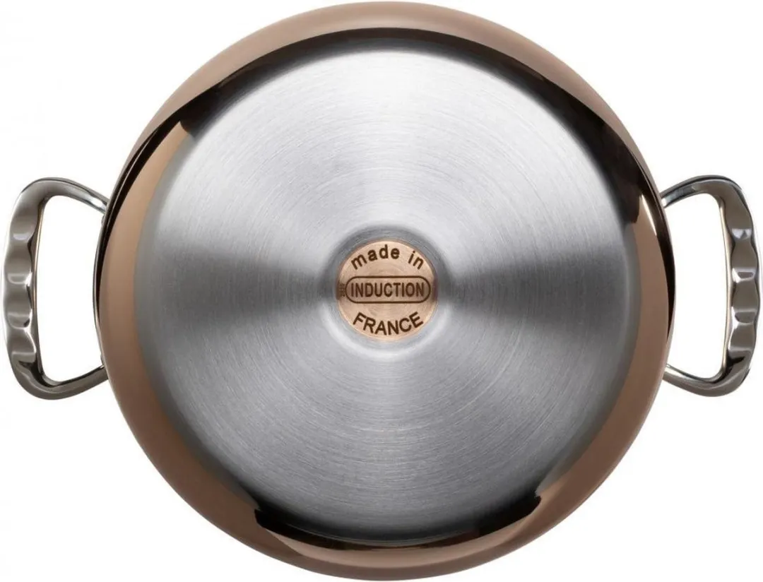 DeBuyer Prima Matera Braadpan 20cm - Koper/RVS - Zwart