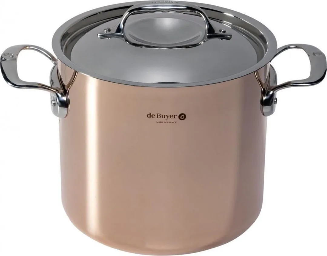 DeBuyer Prima Matera Braadpan 20cm - Koper/RVS - Zwart