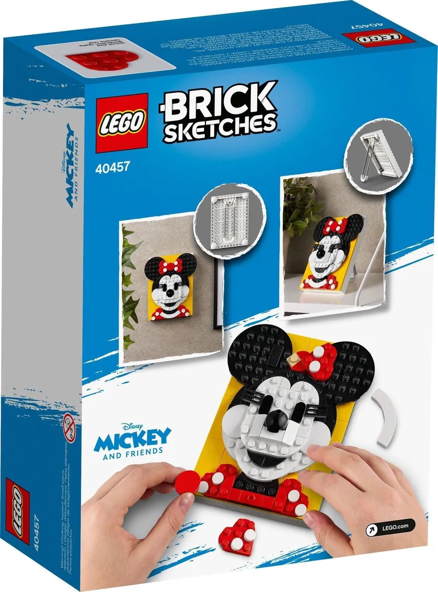 LEGO Brick Sketches Minnie Mouse 40475 - afbeelding 6 van 6