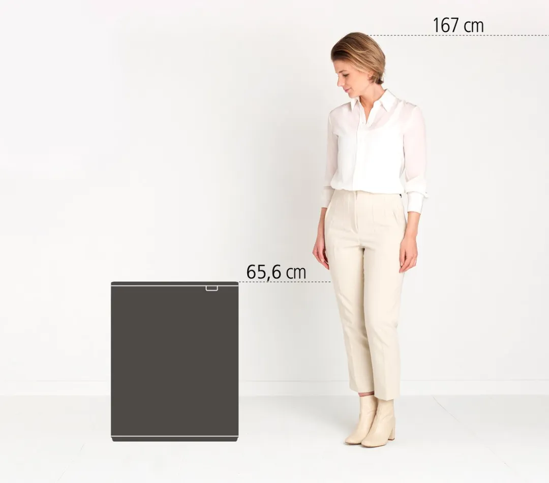 Brabantia Bo Touch Bin Prullenbak 2x30L - Mineral Infinite Grey