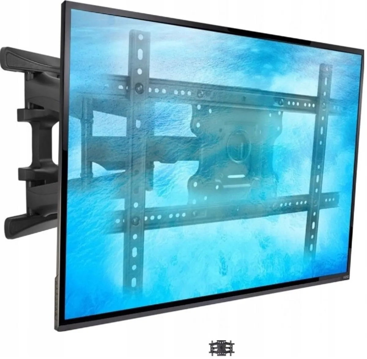 Hisense Draaibare TV-Muurbeugel 50" - Zwart