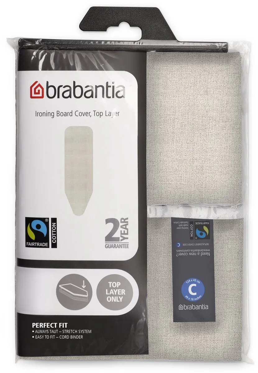 Brabantia Strijkplankhoes Toplaag 236181 - 124x45cm Denim Grey