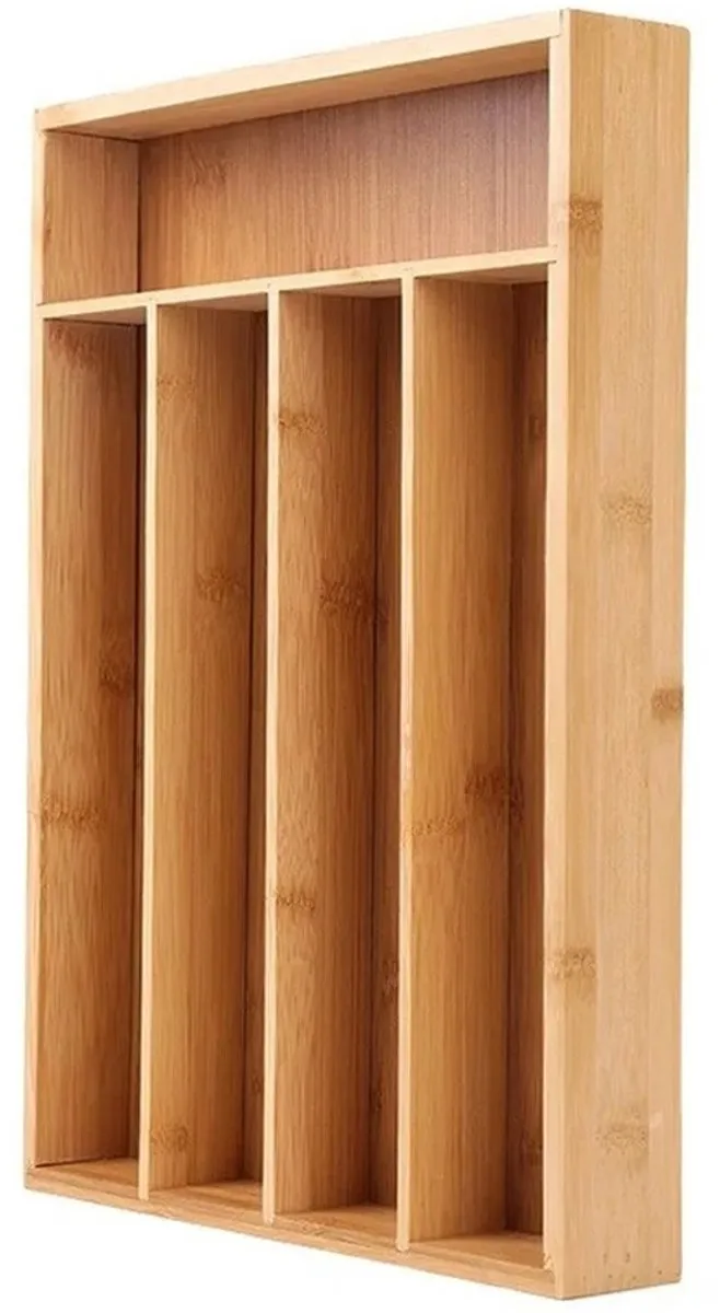 Excellent Houseware Bestekbak Bamboe 5 Vakken DS93452
