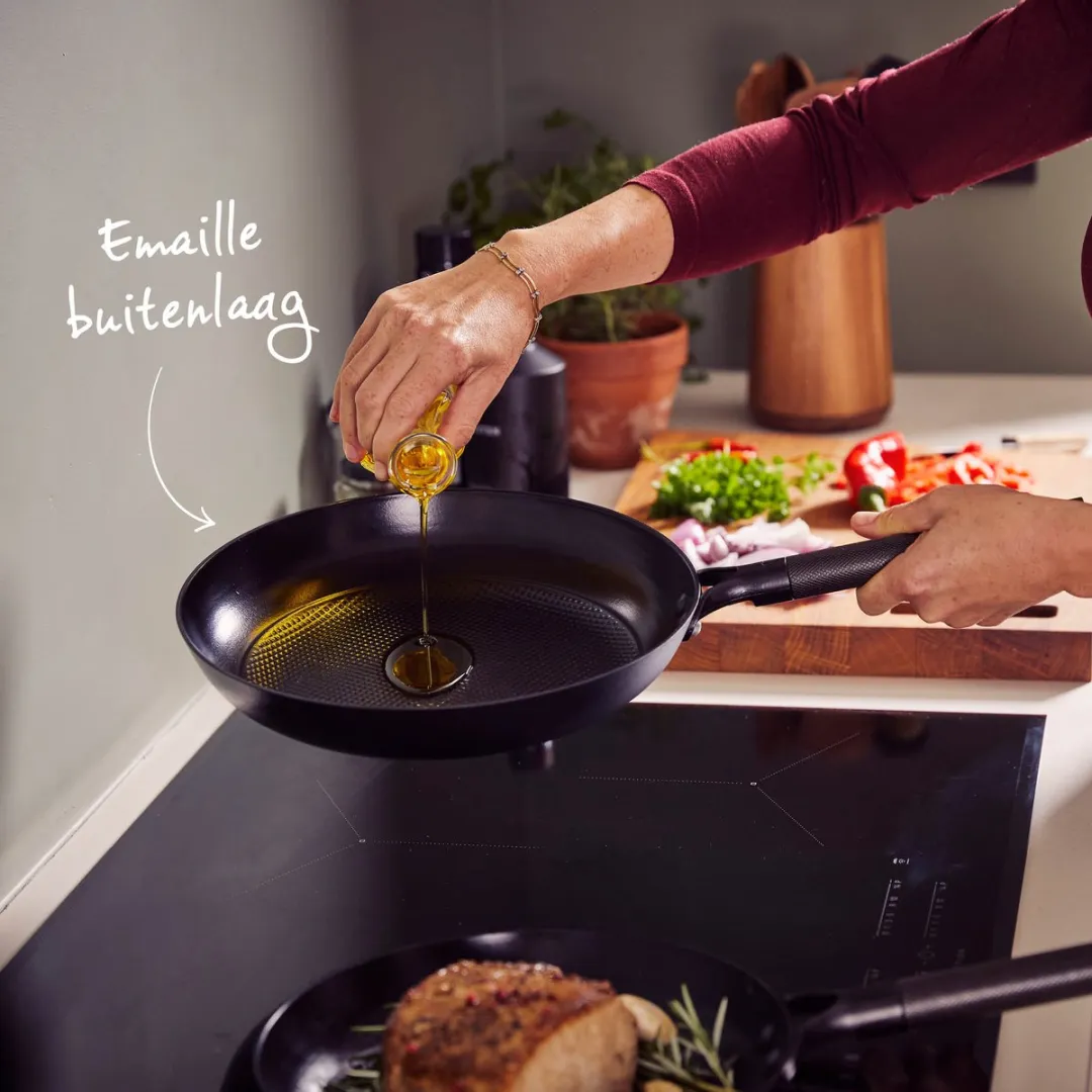 Brabantia Patron Koekenpan 24cm - Inductie - Zwart