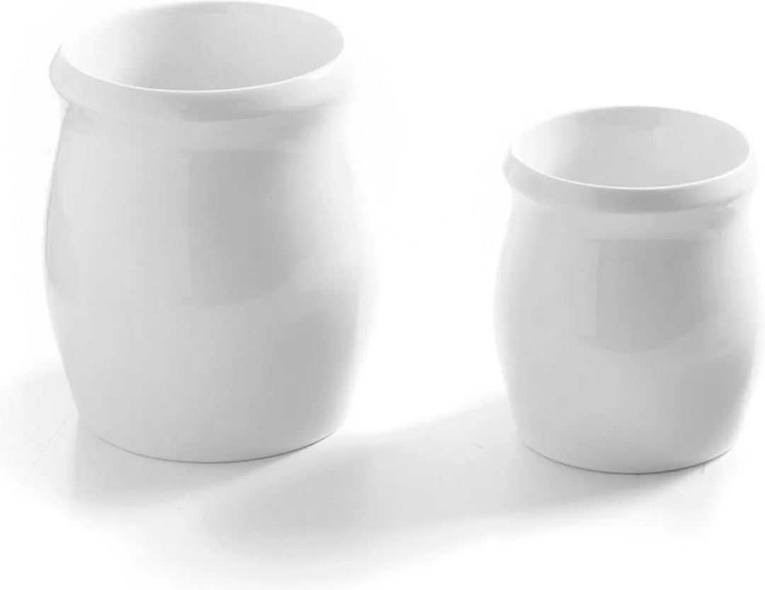 Hendi Dressingpot Porselein 1L - Helder wit