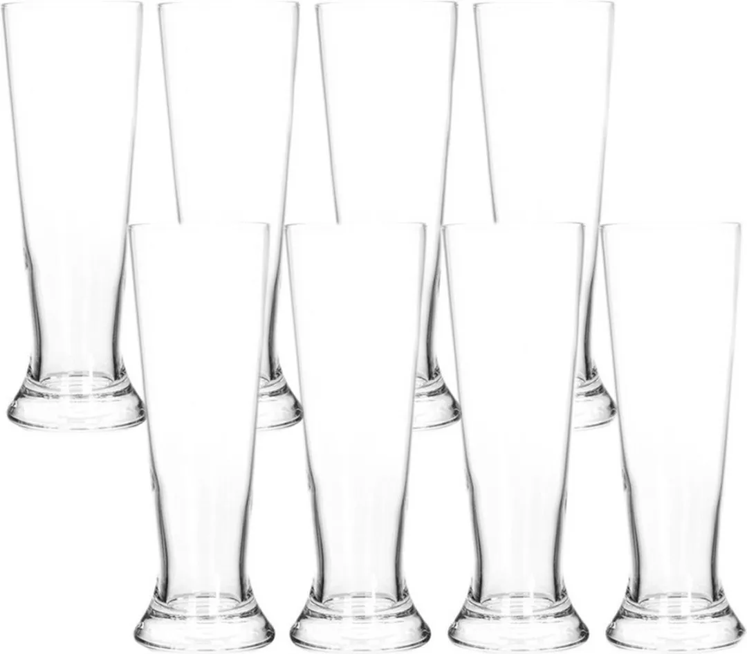 Excellent Houseware Pilsenerglazen 8 Stuks