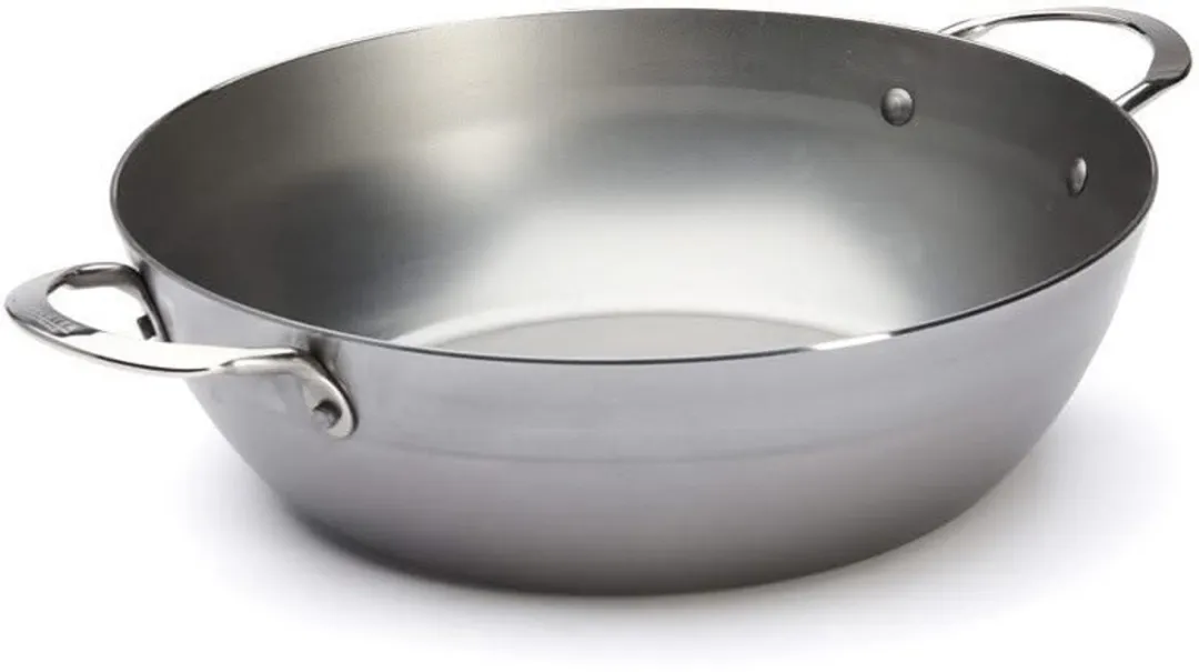 DeBuyer Mineral B Hapjespan 28cm - Zilver