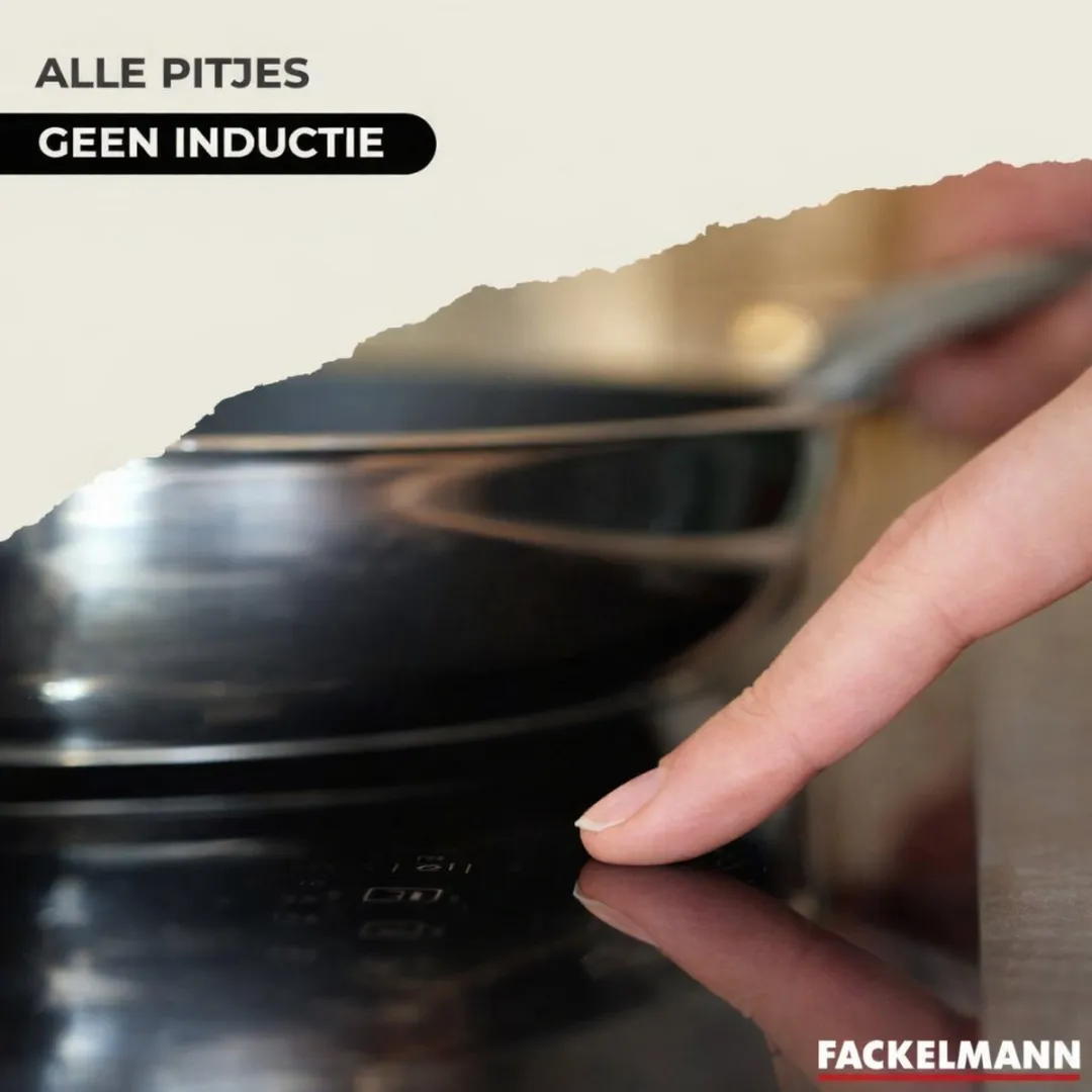 Fackelmann Etherna Koekenpan 24cm + 3 Kookpotten 16/20/24cm - Roestvrij staal