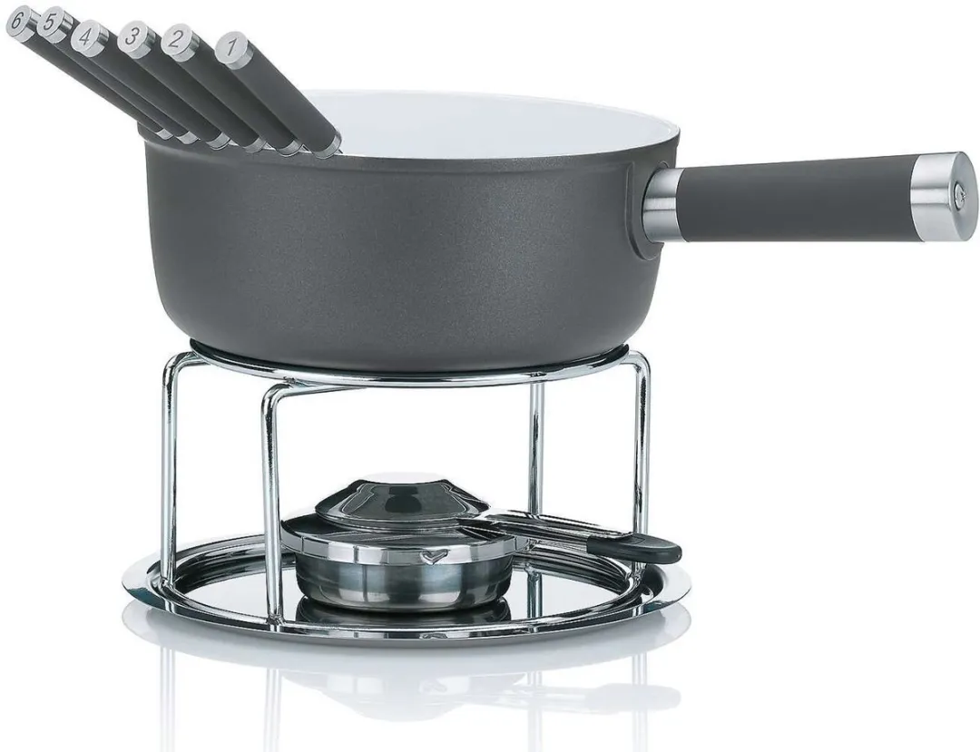 Kela Fondueset Lancy - 2L - 21cm - Grijs