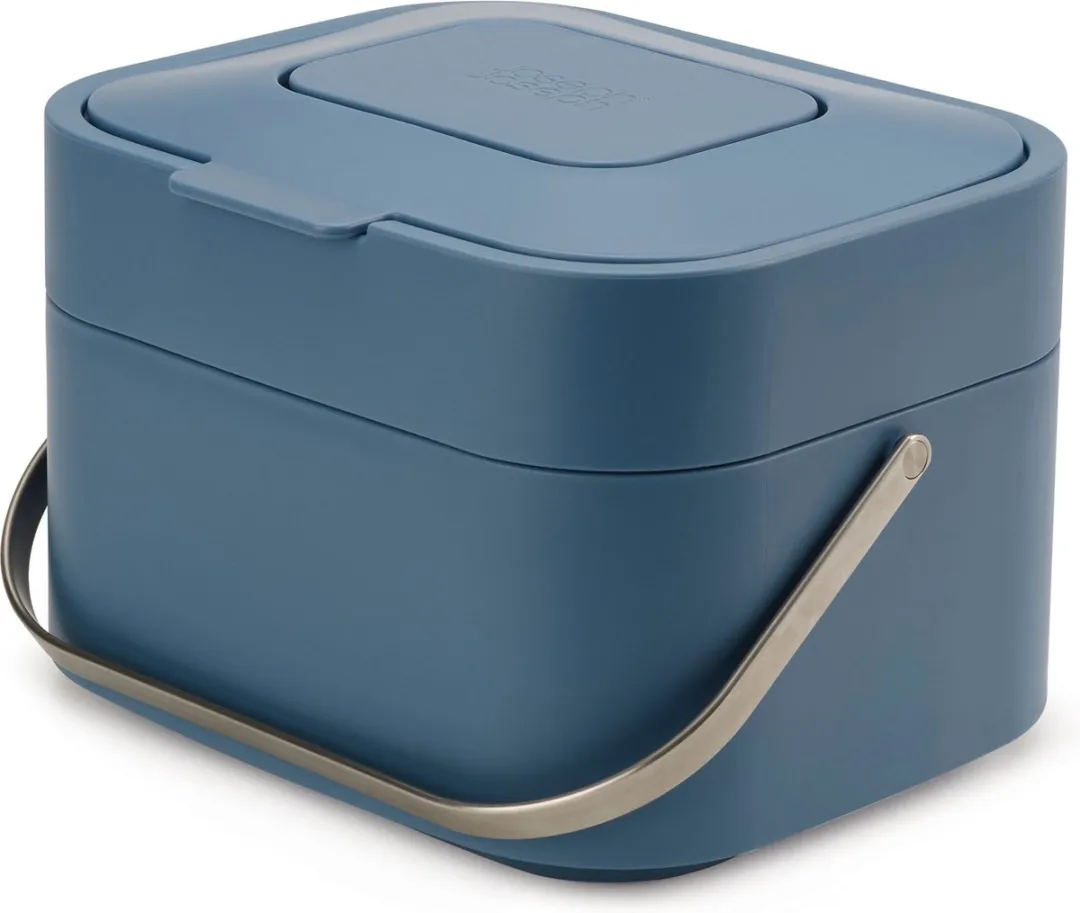 Joseph Joseph Stack 4L Afvalbakje - Blauw