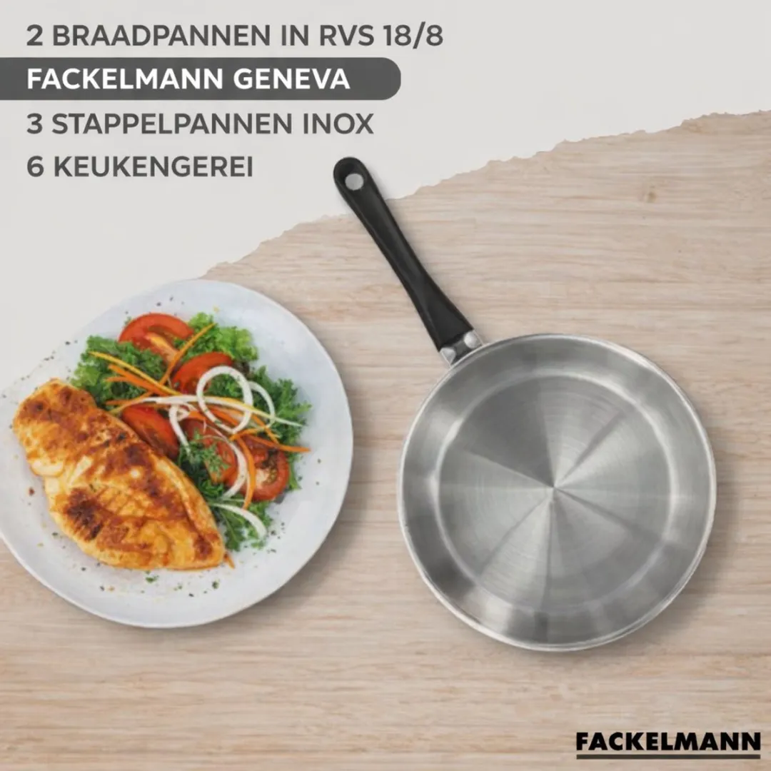 Fackelmann Roestvrijstalen Kookset 9446650