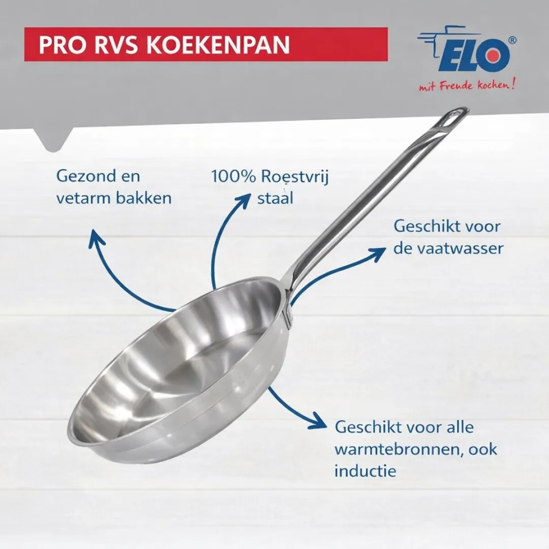 Fackelmann Elo Profi Brillant Keukenset 4-delig - Roestvrij staal