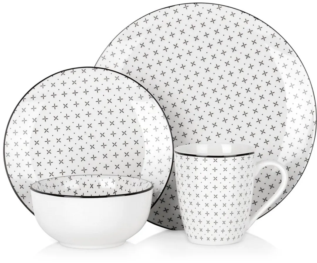 Excellent Houseware Porselein Serviesset 16-delig
