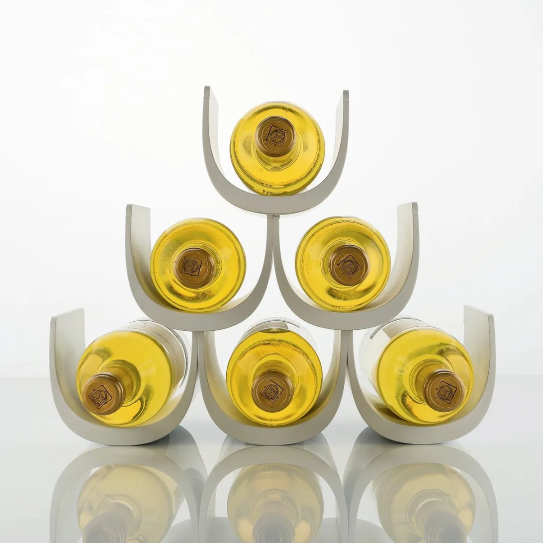 Alessi Giulio Lacchetti Noè Modulaire Flessenhouder - 6 Wijnflessen - Wit