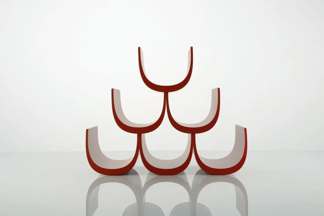 Alessi Giulio Lacchetti Noè Modulaire Flessenhouder - 6 Wijnflessen - Wit