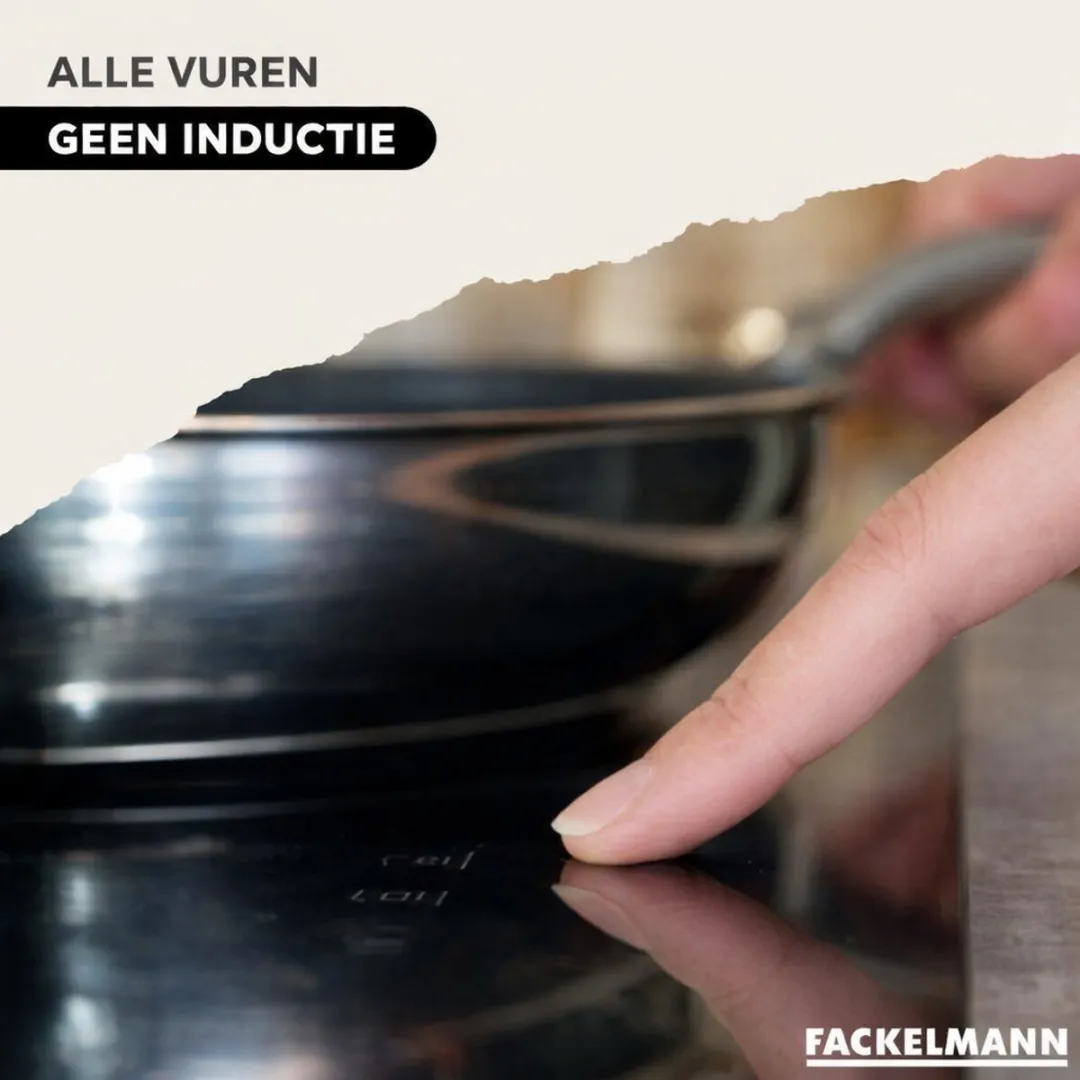 Fackelmann 2-delige Roestvrijstalen Pan Set 20/24cm - 2 Glazen Deksel - 6 Keukengerei