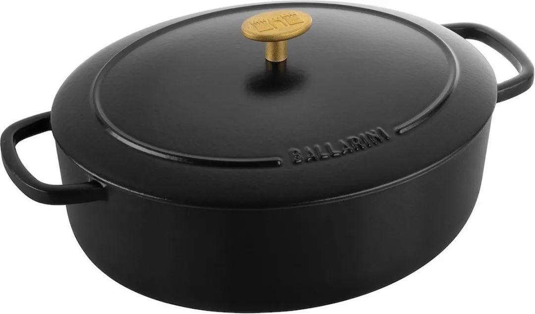 Ballarini Bellamonte Ovale Braadpan 29cm - 4,5L - Zwart - afbeelding 3 van 6