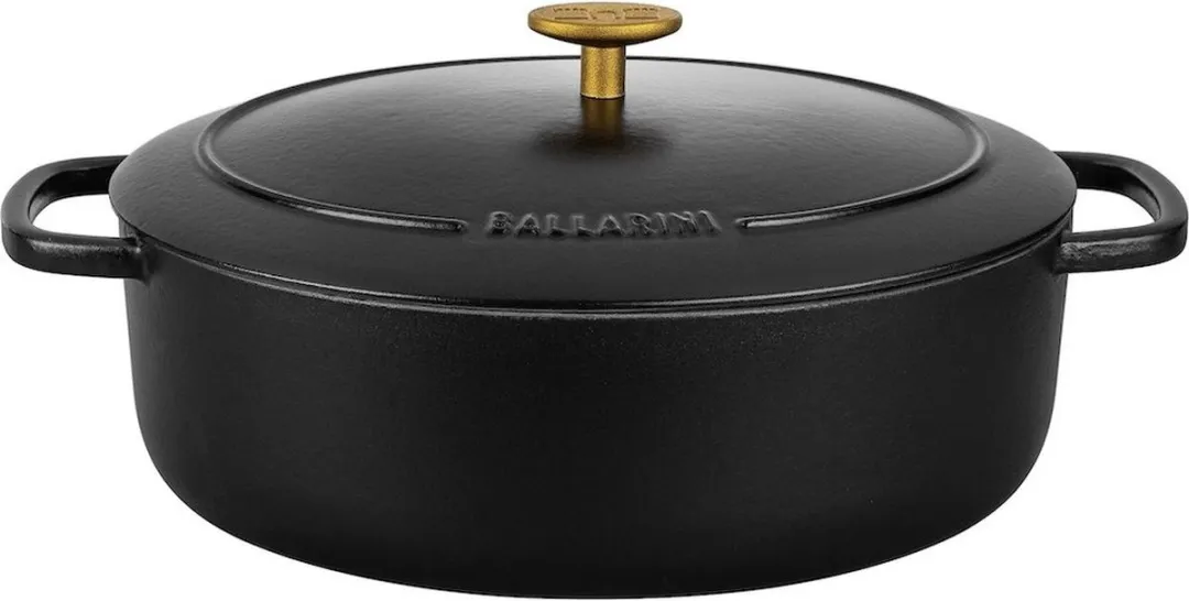 Ballarini Bellamonte Ovale Braadpan 29cm - 4,5L - Zwart - afbeelding 2 van 6