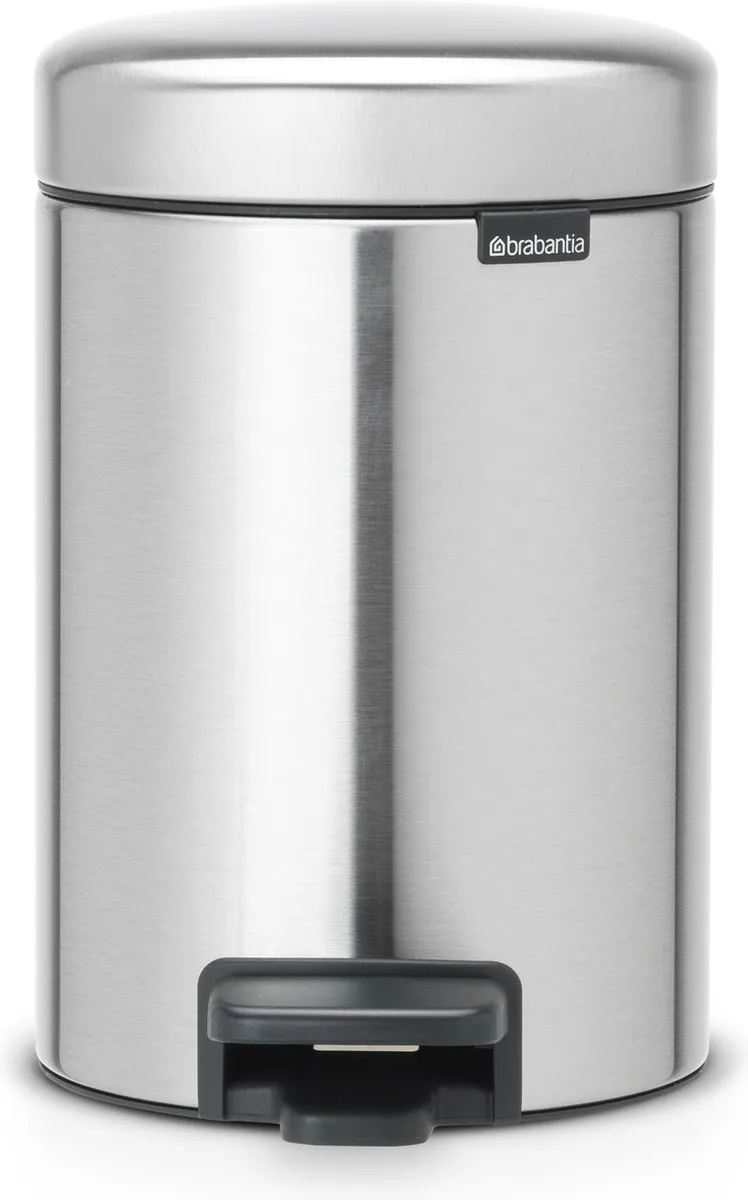 Brabantia NewIcon Prullenbak 3L Matt Steel Fingerprint Proof