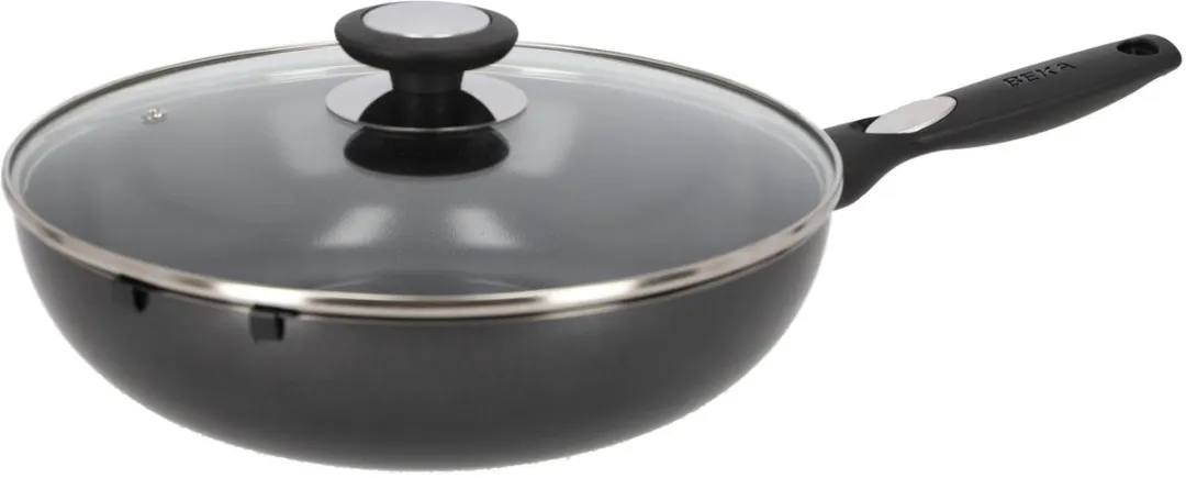 Beka Pro Induc Wokpan - 28 cm - Glazen Deksel