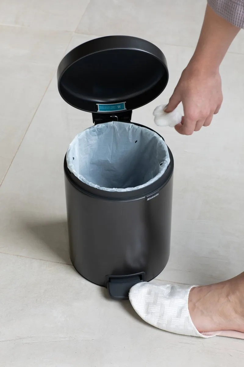 Brabantia NewIcon Prullenbak 5L - Confident Grey - afbeelding 5 van 6