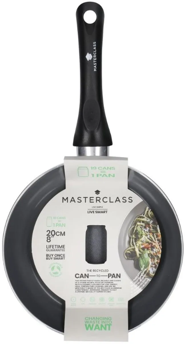 Masterclass Keramische Eco Sauspan 20cm - Zwart