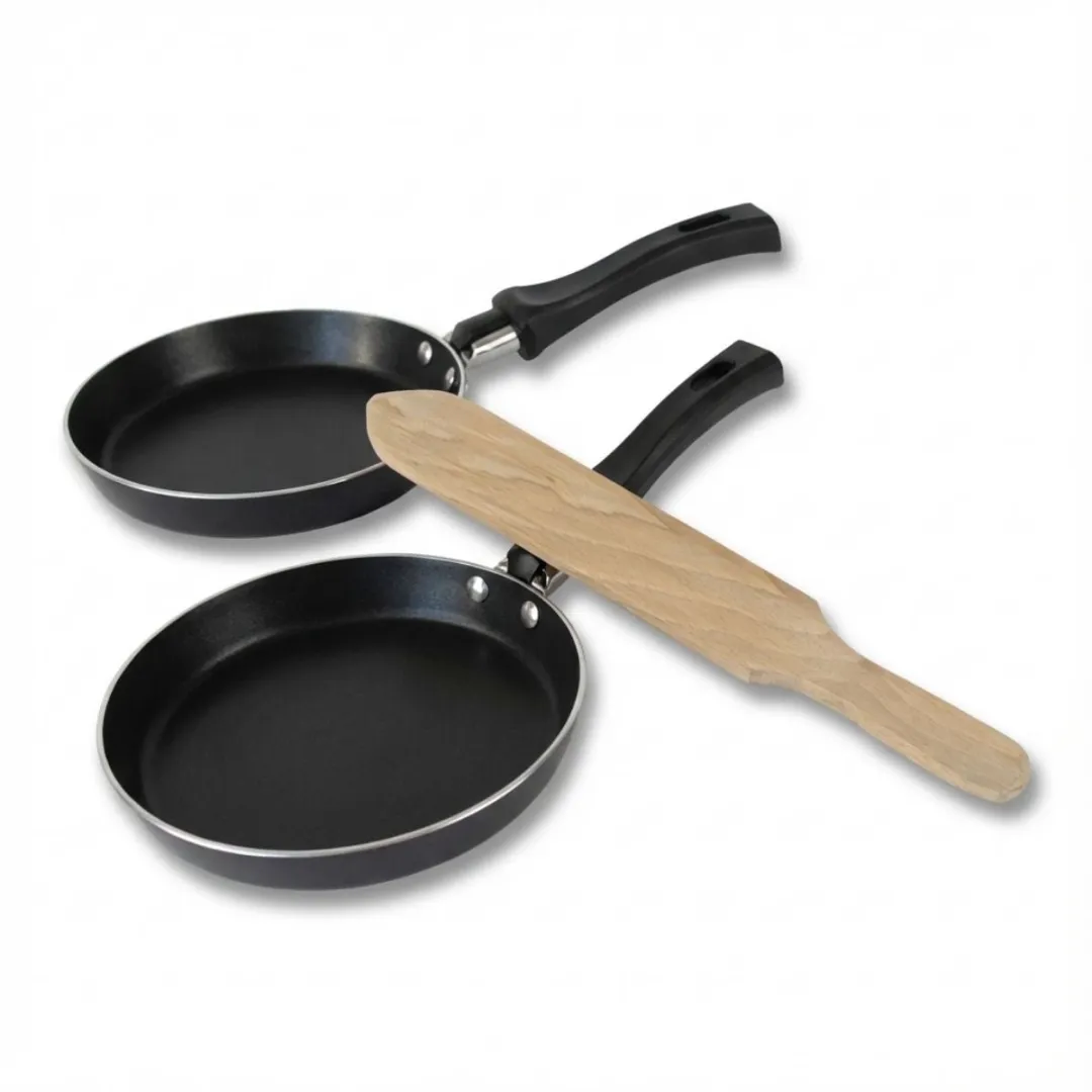 Fackelmann Elo 9399950 Mini-Pannenkoekenpannen Set 2x 14cm