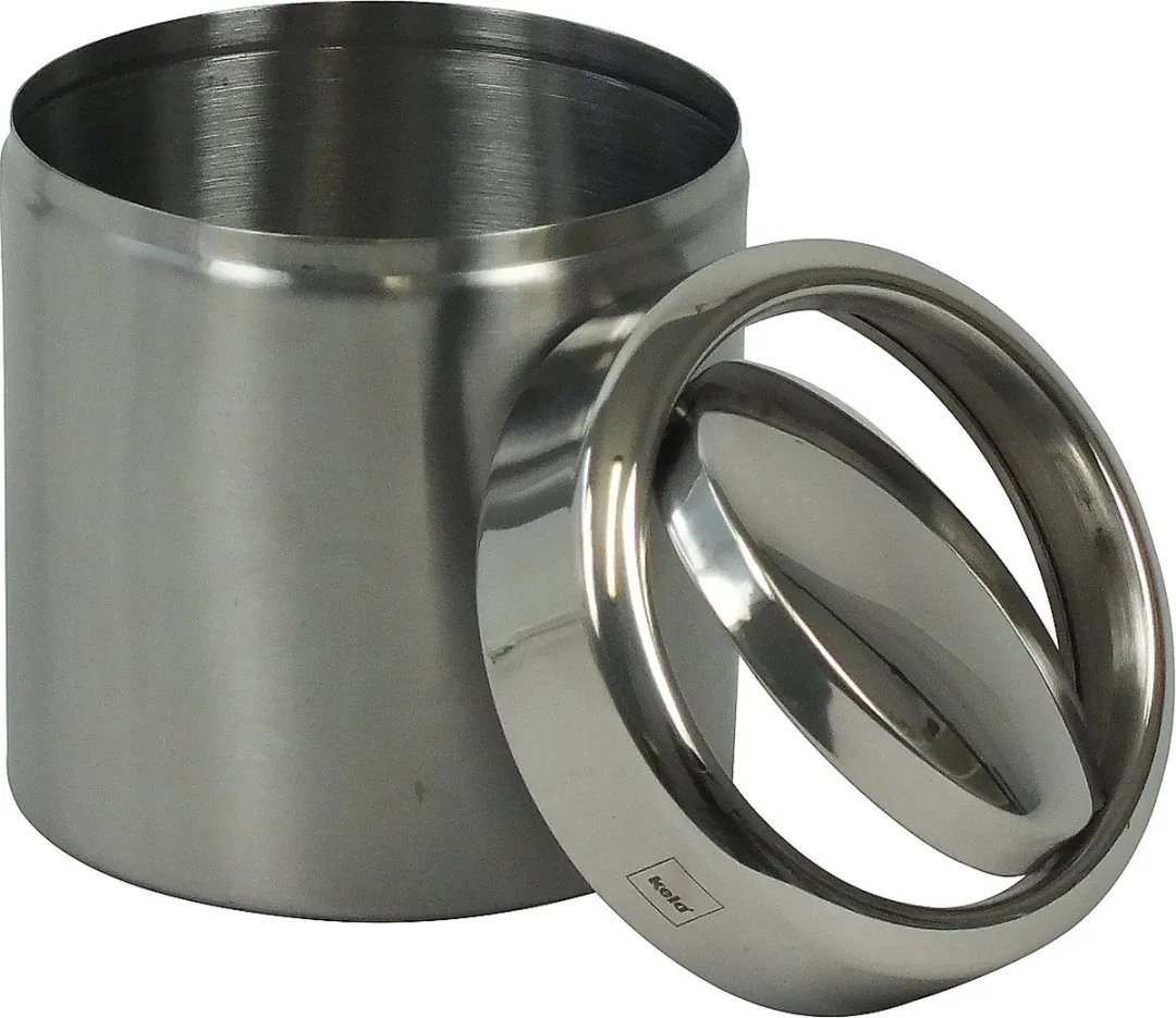 Kela Ano Afvalemmer Swing 1,5L - Zilver